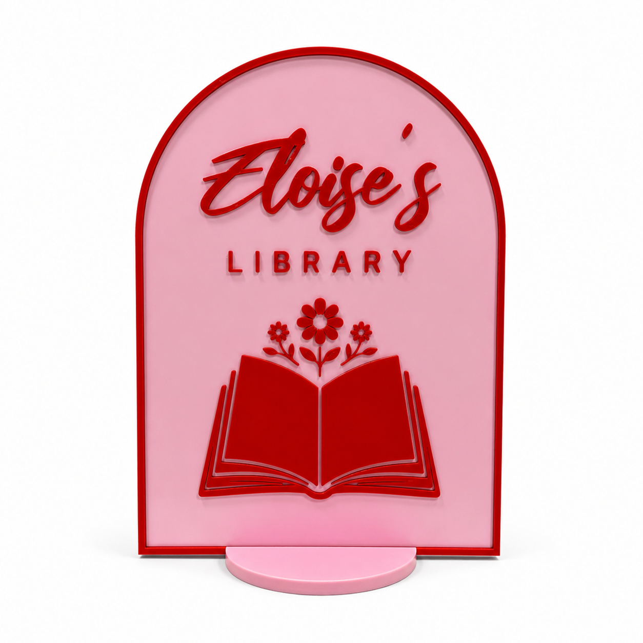Bookish Library Sign 🪧