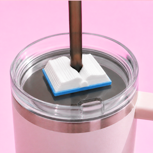 Book Straw Topper 🥤