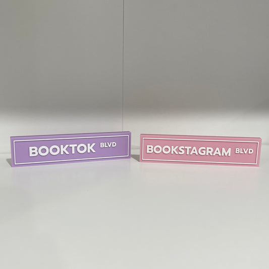 Small Bookish Street Signs