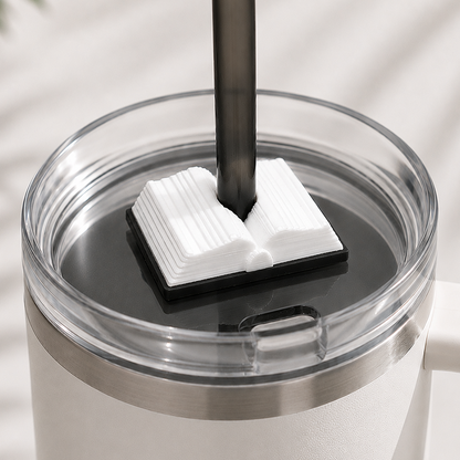 Book Straw Topper 🥤