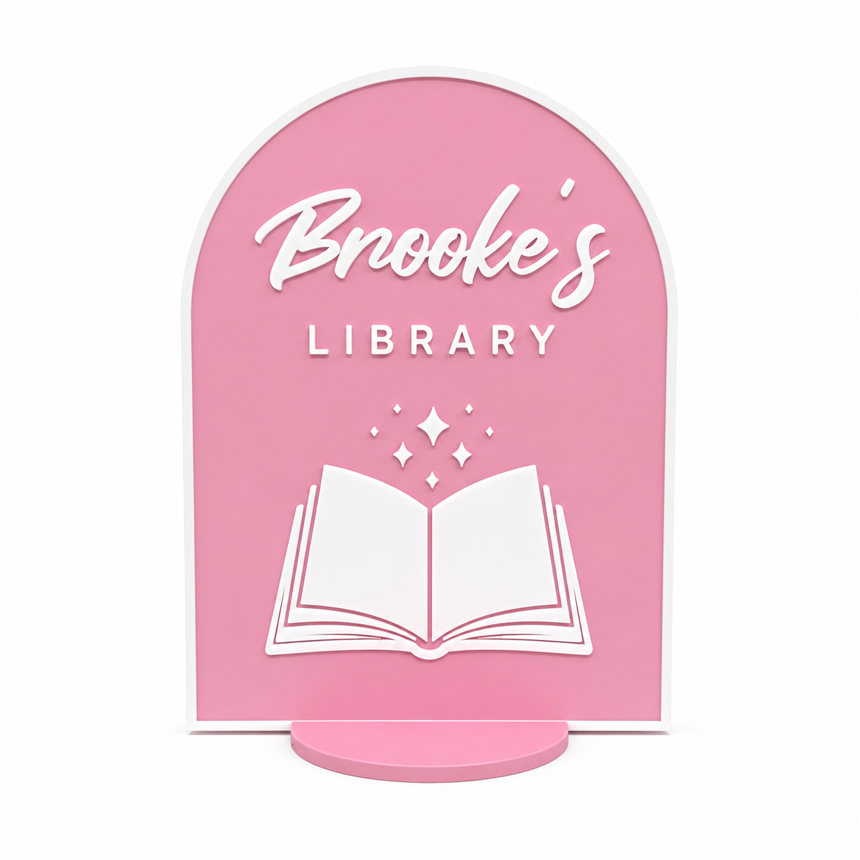 Bookish Library Sign 🪧