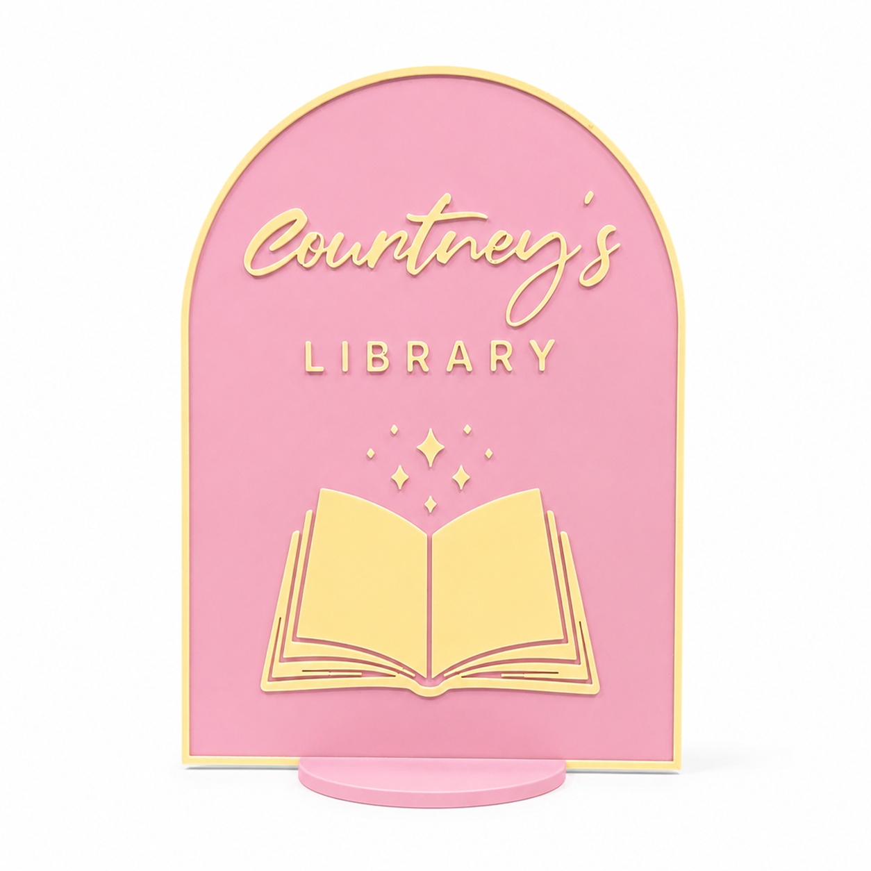 Bookish Library Sign 🪧