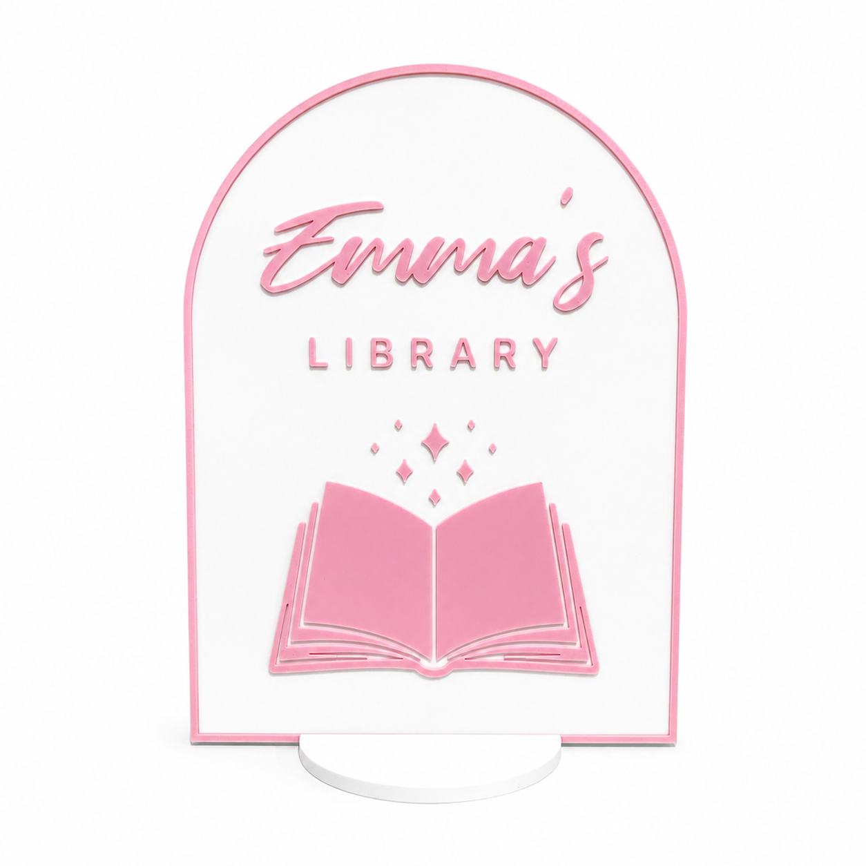 Bookish Library Sign 🪧