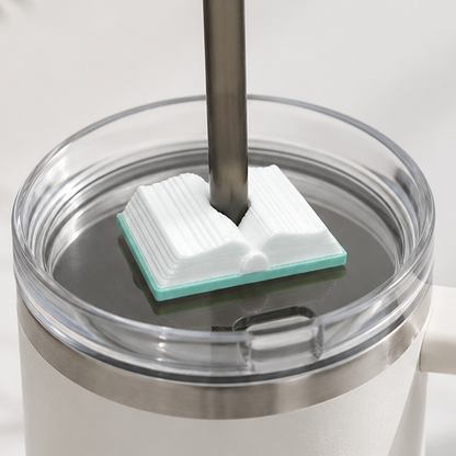 Book Straw Topper 🥤