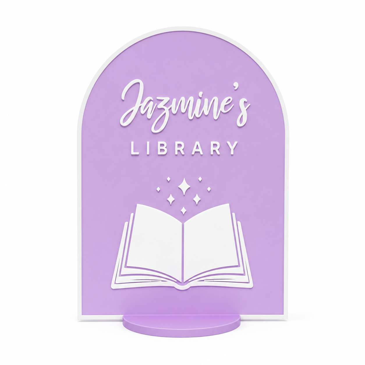 Bookish Library Sign 🪧