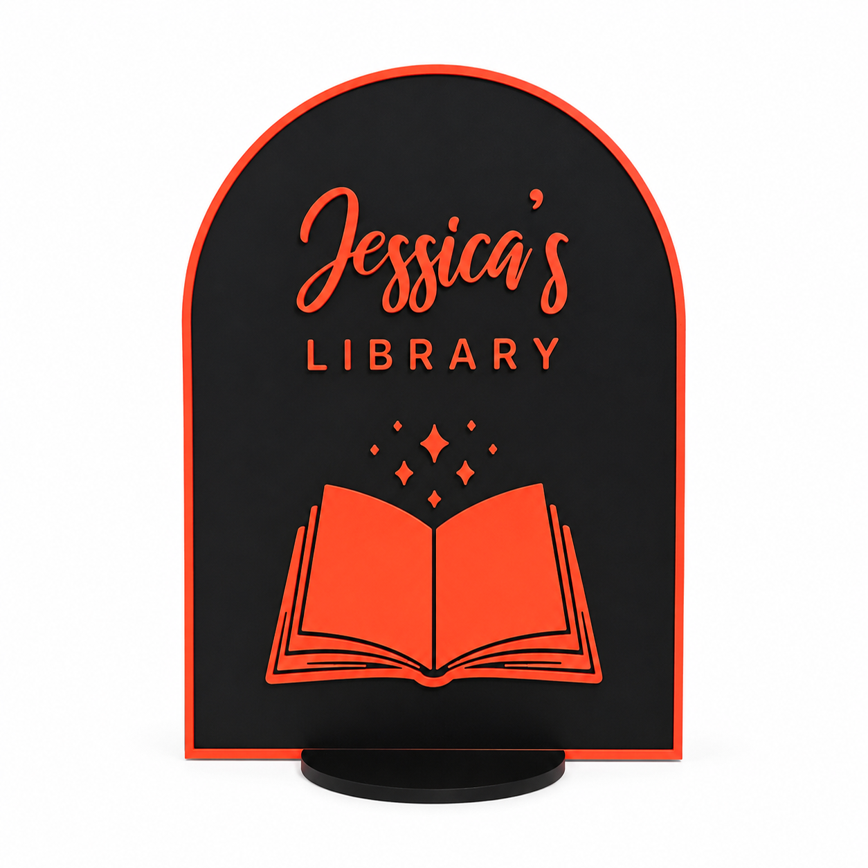 Bookish Library Sign 🪧
