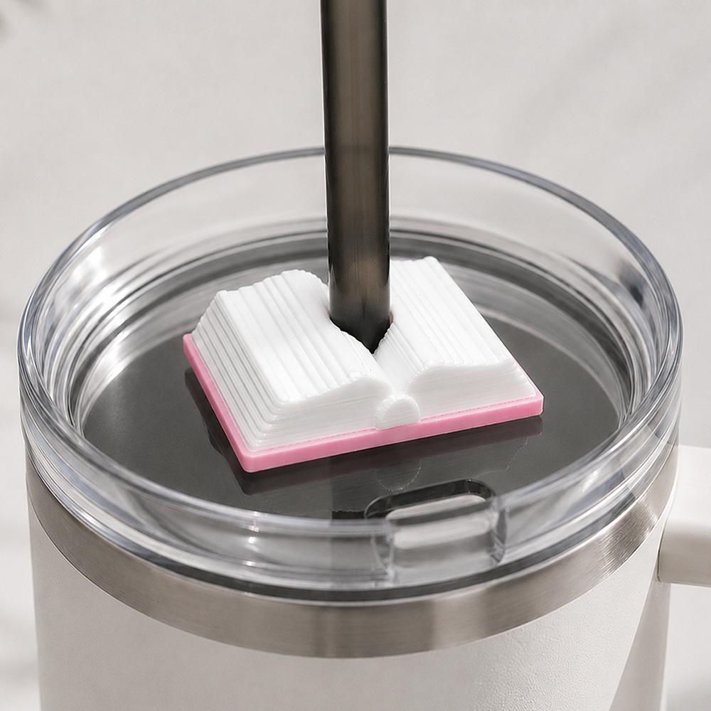 Book Straw Topper 🥤