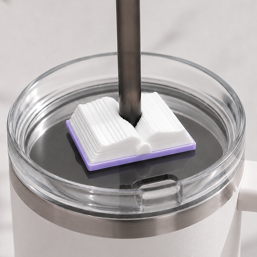 Book Straw Topper 🥤