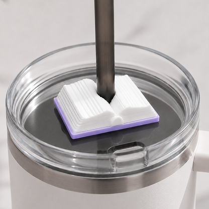 Book Straw Topper 🥤