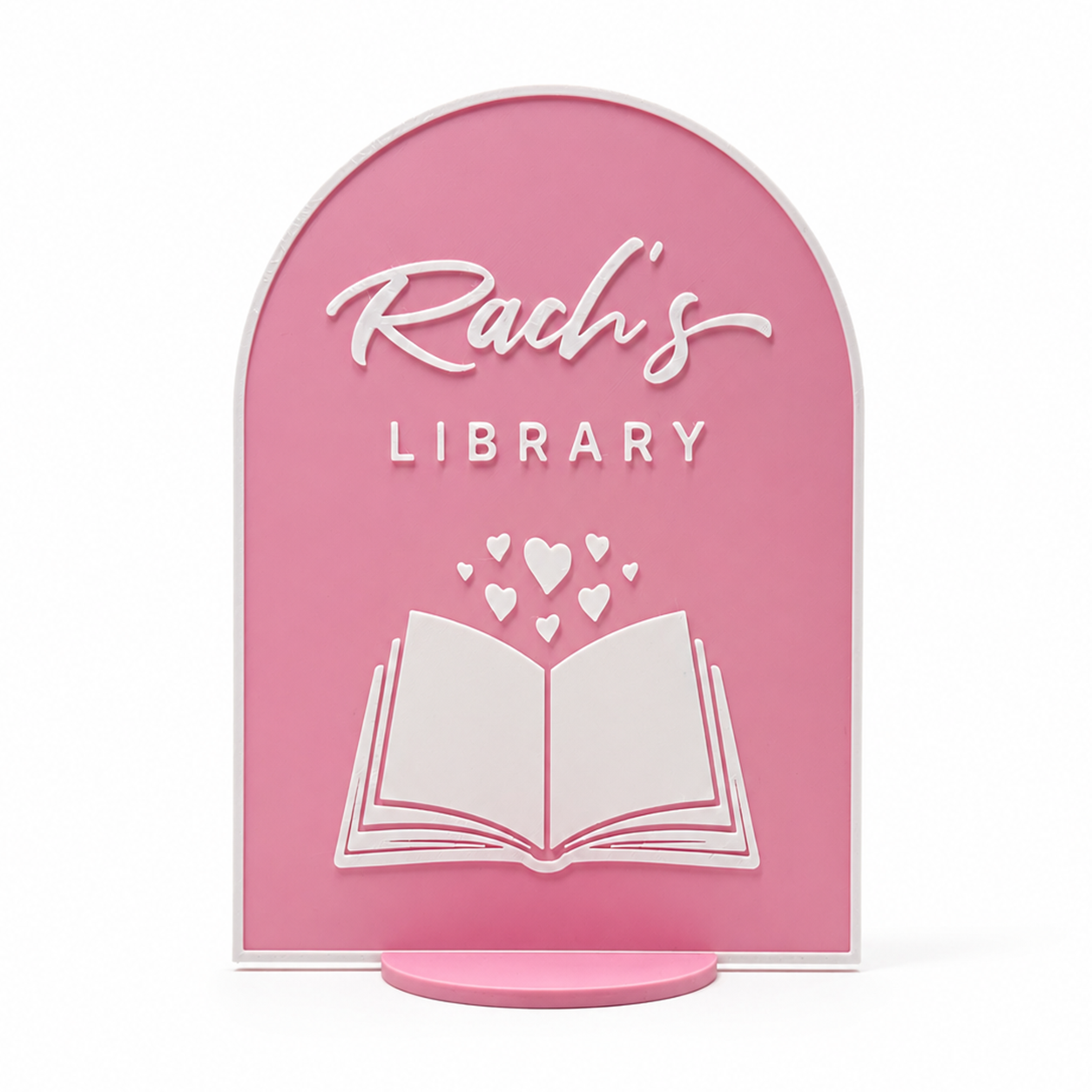 Bookish Library Sign 🪧