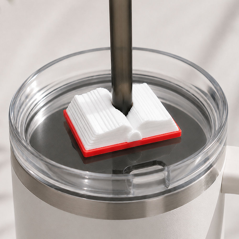 Book Straw Topper 🥤