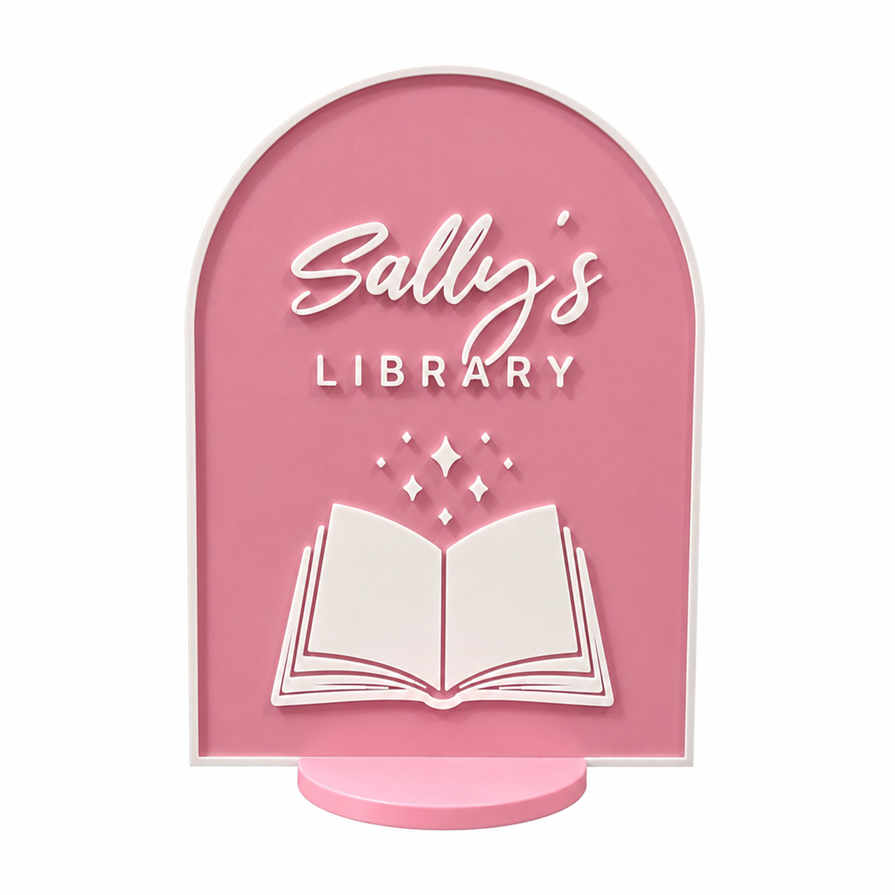 Bookish Library Sign 🪧