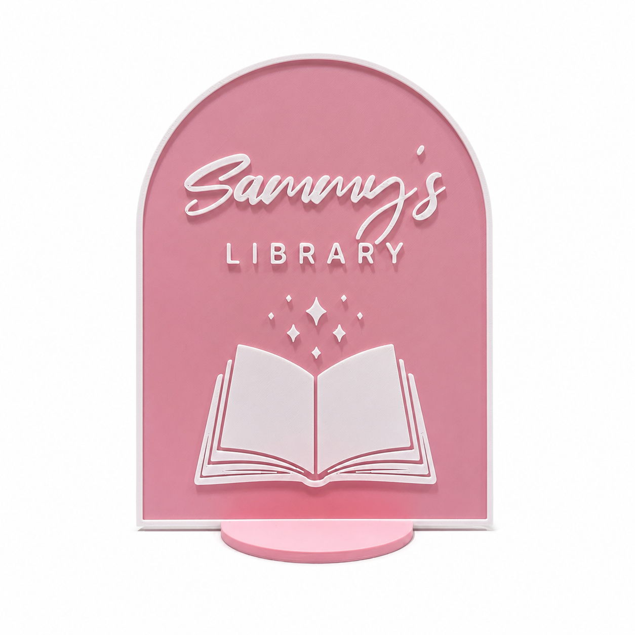 Bookish Library Sign 🪧