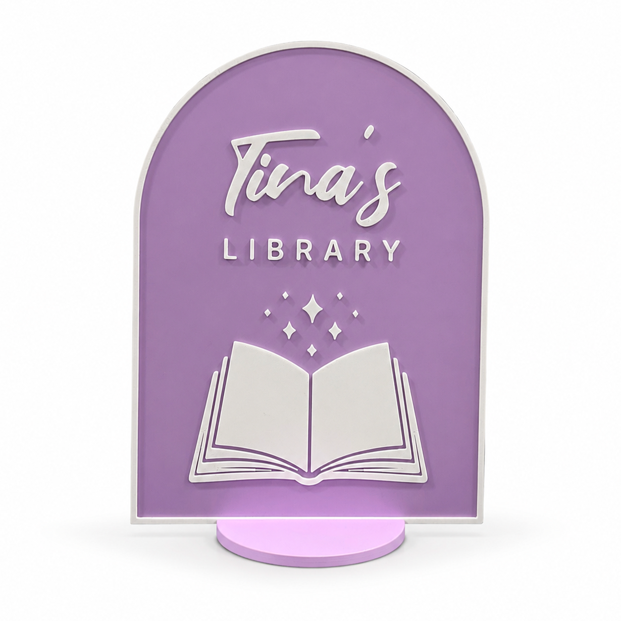 Bookish Library Sign 🪧