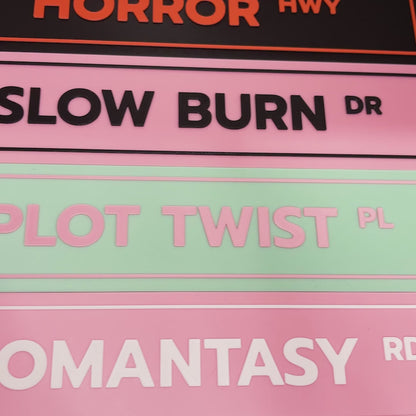 Bookish Street Signs 🪧